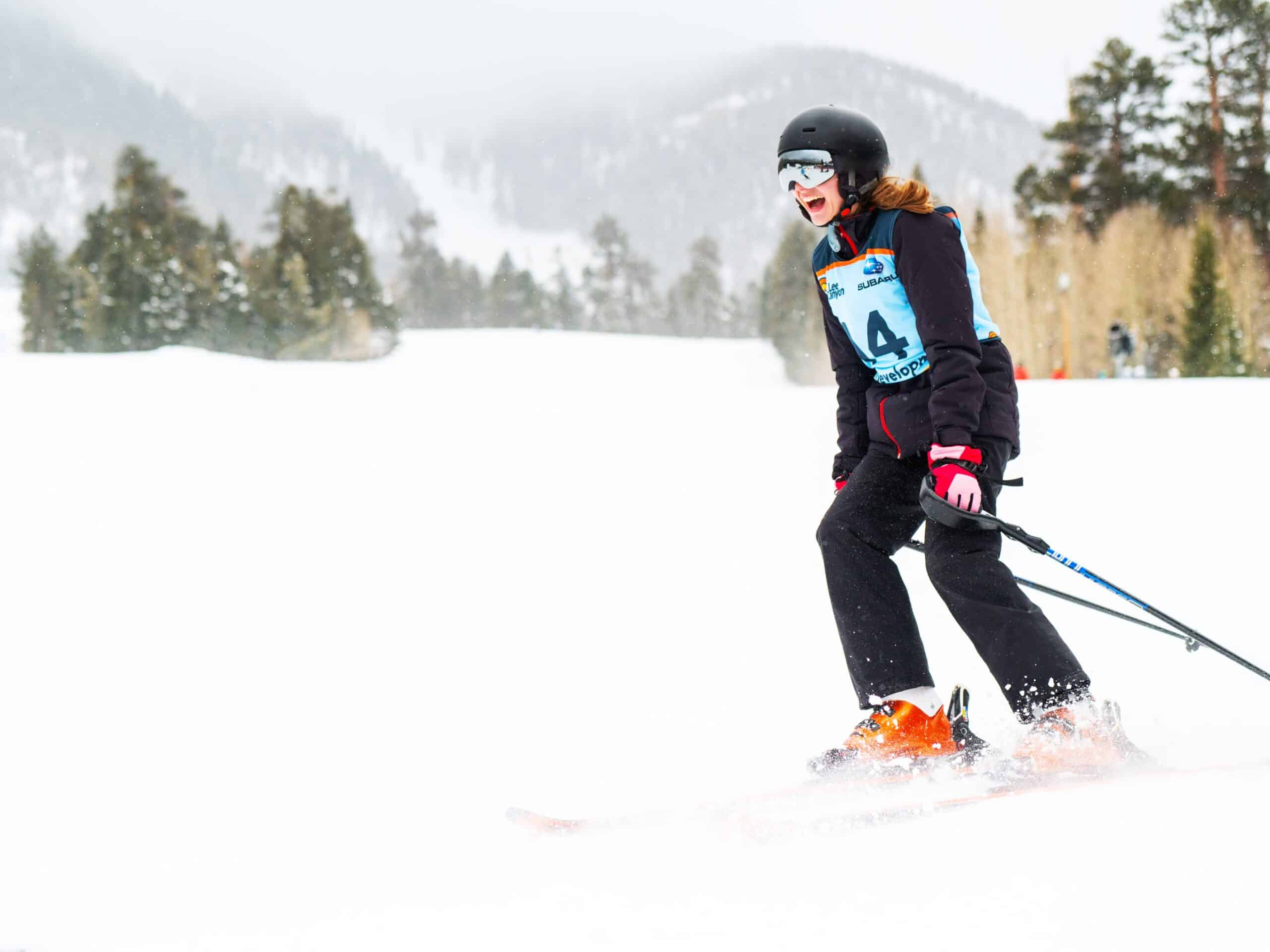 Ski race at lee canyon las vegas